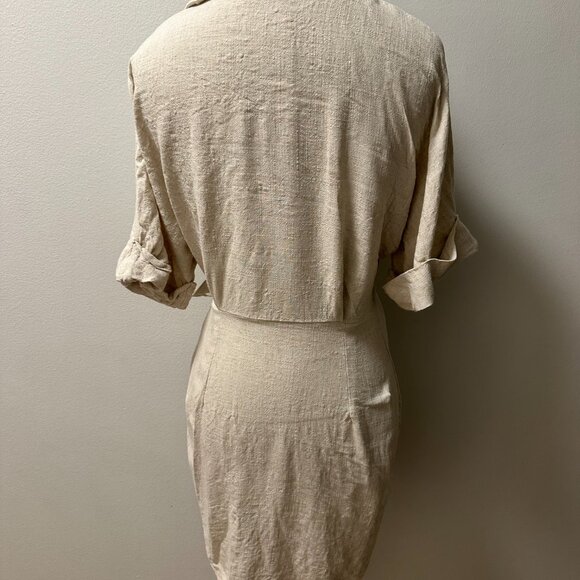 Asos Linen Collared Dress - Picture 3 of 3
